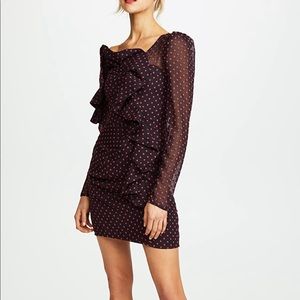 Self Portrait Plumetis Mini Dress